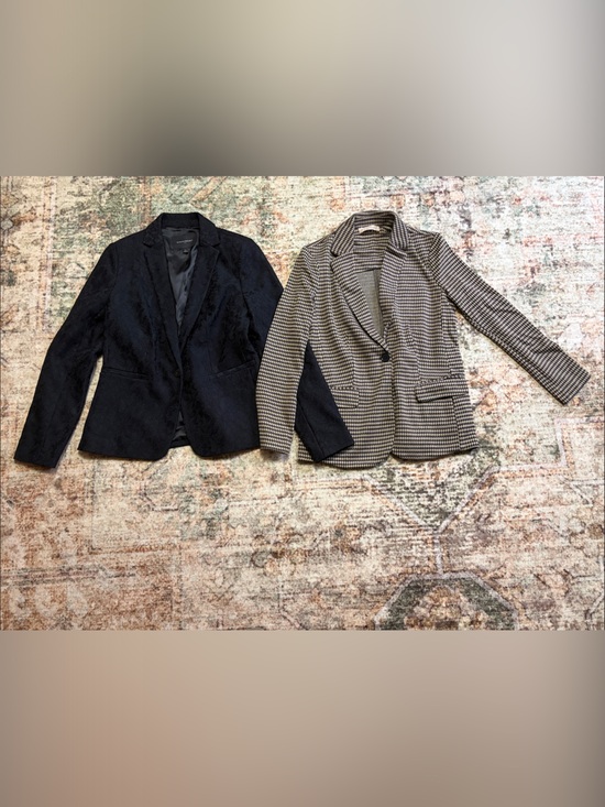 Banana Republic Jackets & Blazers - Black Textured Brocade Banana Republic philosophy herringbone   Women's Blazers
